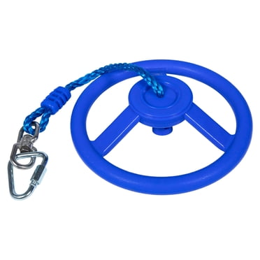 Shisuyan Children Lifting Ring Indoor Gym Ring Funny Steering Wheel Swing for Kids Plastic Fitness Ring