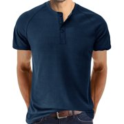 Ketyyh-chn99 Hommes Sous-vêtements T-shirt surdimensionné Hommes Confortable manches courtes T-Shirts Respirant Relaxed Fit Loose Tee Classic Tee Navy,M