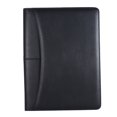 thumbnail image 2 of Multifunctional Professional Business Portfolio Padfolio Folder Document Case Organizer A4 PU Leather Zippered Closure with Calculator Card Holder Memo Note Writing Pad, 2 of 7