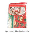 thumbnail image 3 of Christmas Themed Tablecloth Home Restaurant Dining cover Christmas printed Table Tea Desk Printed Table Cover, B Type, 3 of 6