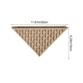 thumbnail image 3 of Dvumao Organizers and Storage, Creativness Triangular Wooden Wall Mounted Plants Stand And Shelving Unit Wooden Plants Stand For Home Decor, Mom Gifts, 3 of 6