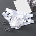 thumbnail image 4 of Sous-vêtements pour Hommes Aguichant Hommes Décontractés Design Ajouré Aguichant String Double Culottes Rehausse-Fesses Taille Basse sous-Vêtements Pantalons, 4 of 5