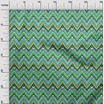 thumbnail image 3 of oneOone Rayon Turquoise Green Fabric Ikat Sewing Craft Projects Fabric Prints By Yard 56 Inch Wide, 3 of 5