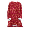 thumbnail image 4 of Hauts pour Femmes Style Décontracté d'Hiver Mode sous-Vêtements Chauds en Peluche Manches Longues Col Rond Hauts pour Femmes en Solde, 4 of 4