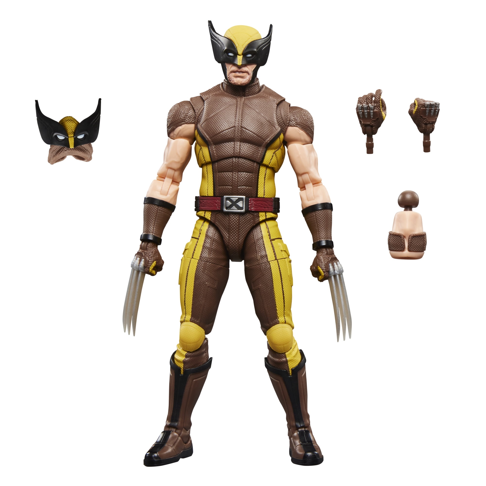 Marvel Legends Series, figurine Wolverine (costume marron) de Deadpool & Wolverine de Marvel Studios