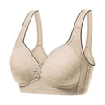 thumbnail image 2 of LSLJS 3PC Women's Tank Full Cup Comfortable and Breathable Underwear Bra, 2 of 3