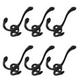 thumbnail image 4 of Miangastore Dual Hook Storage Hanger Black 6Pcs 3.3x2.4in, 4 of 8