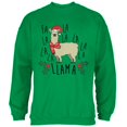 thumbnail image 1 of Christmas Fa La Llama Mens Sweatshirt, 1 of 1