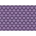 thumbnail image 1 of Ahgly Company Tapis de Zone Rectangulaire Transitionnel Prune Violet pour Intérieur, Lavable à la Machine, 3 Pieds x 5 Pieds, 1 of 7