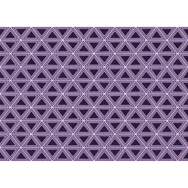 Ahgly Company Tapis de Zone Rectangulaire Transitionnel Prune Violet pour Intérieur, Lavable à la Machine, 3 Pieds x 5 Pieds