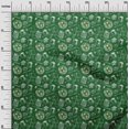thumbnail image 3 of oneOone Velvet Green Fabric English Breakfast Sewing Craft Projects Fabric Prints By Yard 58 Inch Wide, 3 of 5