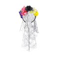 thumbnail image 1 of Bandeau Floral d'Halloween avec Mains Squelettes pour Femmes Accessoires de Cheveux Décoration de Fête en Tissu Polyester Rouge Noir Réglable, 1 of 6