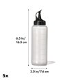 thumbnail image 2 of OXO Good Grips Chef's Squeeze Bottle Medium - 5 Pack, 2 of 6