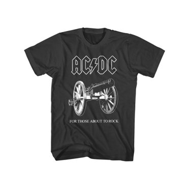 AC/DC Hard Rock Band Music Group About To Rock Album Adult T-Shirt Tee 6X