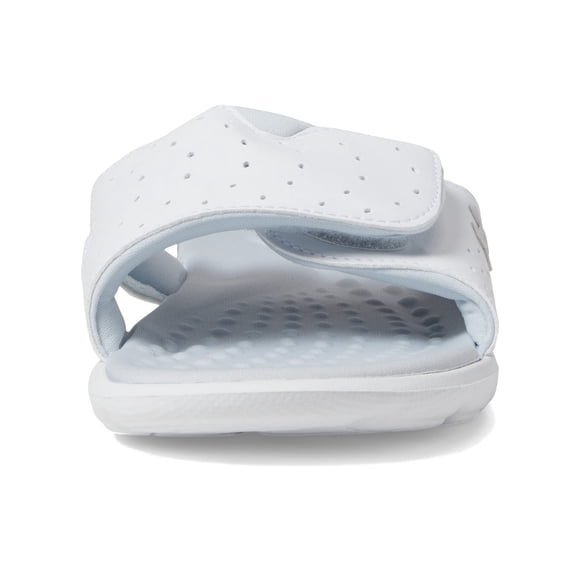 Under Armour Women's Ignite 7 Slide, (100) White / White / Halo Gray, 10, US
