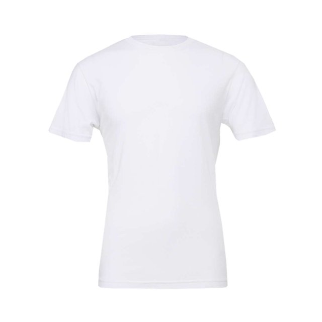 BELLA+CANVAS pour Hommes 3001c, 4TG, Blanc