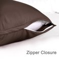 thumbnail image 4 of Unique Bargains Silky-Soft Satin Pillow Cases with Zipper Long Pillowcase Pillow Covers, 4 of 8
