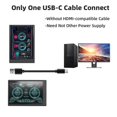 thumbnail image 3 of 3.5 Inch IPS Type C Secondary Screen USB Display for Computer CPU GPU RAM HDD Monitor NO AIDA64, 3 of 5