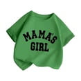 thumbnail image 2 of Hauts et Chemises pour Filles, Titre du Produit, T-Shirt à Manches Courtes et Col Rond avec Imprimé Graphique Mignon pour l'Été, 2 of 4