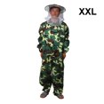 thumbnail image 3 of Ruiboury Durable And Essential Gear Beekeeping Suit Lightweight And Universal Easy To Ventilated Jacket For Beekeeper green camo XXL 1Set, 3 of 6