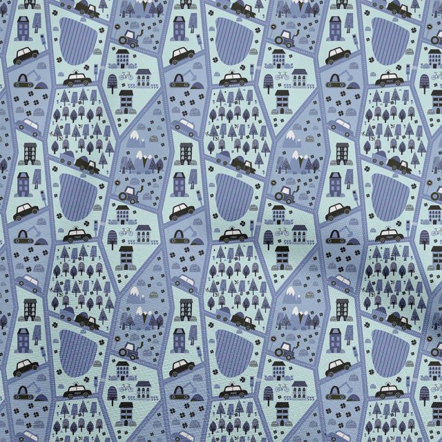 oneOone Polyester Spandex Grayish Purple Fabric Travel Craft Projects Decor Fabric Printed By The Yard 56 Inch Wide
