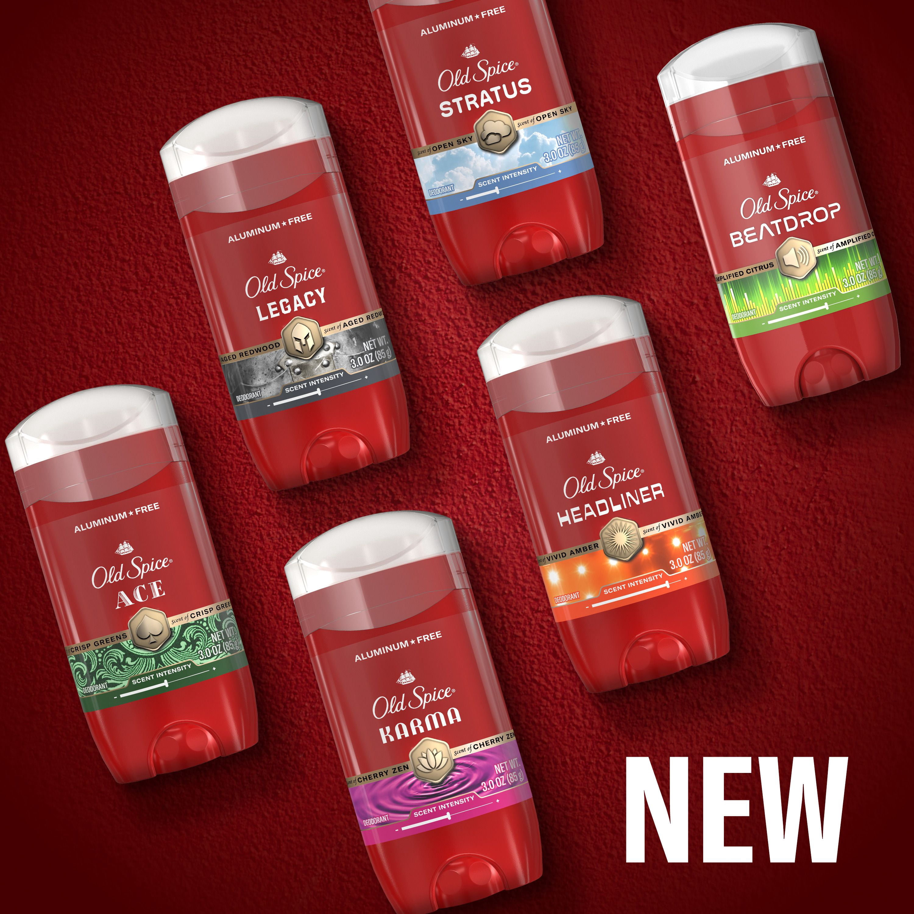 Old Spice Collection Rouge – Désodorisant Ace – 85 g