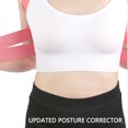 thumbnail image 4 of Adjustable Pink Posture Corrector Clavicle Support Double Fixation Back Brace for Men and Women, 4 of 7