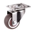thumbnail image 3 of 4PCS Mini Small Casters Diameter 1inch/25mm TPE Rubber Super Mute Wheels, 3 of 11