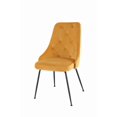 thumbnail image 4 of Topline Home Furnishings Velvet Side Chair with Black Legs, 4 of 6