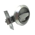 thumbnail image 1 of Tnarru Round Knobs Rings Pulls Lock Door Handle Lock Parts Stainless Steel Recessed Door Knob Outdoor Lock for Corridor Storeroom Single Lock, 1 of 8