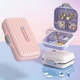 thumbnail image 2 of FHBVT Organisateur de Médicaments Portable Sécuritaire 7 Jours 3 Repas par Jour Boîte de Rappel de Pilules Compacte Mini Format Bonbon pour Voyage Usage Quotidien Personnes Âgées Gestion des Médicaments Petit Distributeur de Pilules Boîte de Rangement, 2 of 4