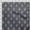 thumbnail image 3 of oneOone Viscose Chiffon Fabric Leaves|Floral & Paisley Block Decor Fabric Printed BTY 42 Inch Wide, 3 of 4