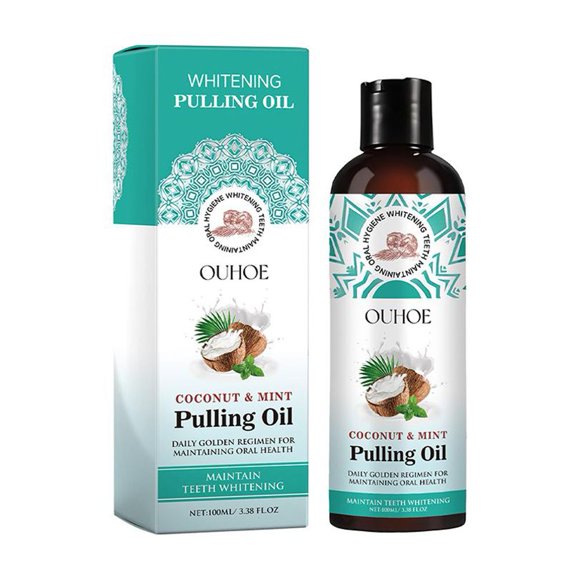 Mouthwash Oil Pulling Plaque And Bad BreathPromotes Oral Gums C6Y9