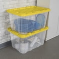 thumbnail image 4 of Sterilite 102L Industrial Storage Box, Yellow, 4 Pk, 4 of 9