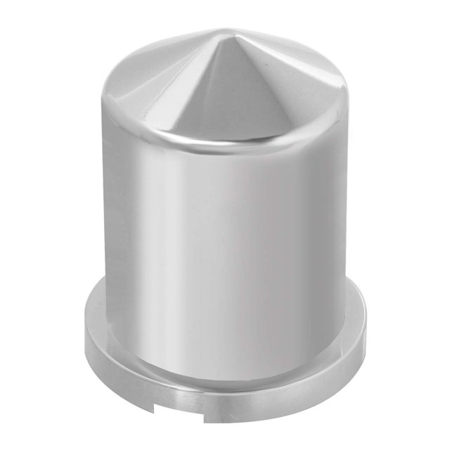 Grand General 10141SP Couvercle d'Écrou en Plastique Chromé Pointu avec Bride, Ensemble de 10