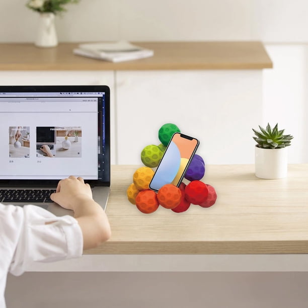 Lot de 5 balles anti-stress souples et flexibles en TPR pour enfants et adultes - Pour la maison, le bureau et la relaxation