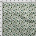 thumbnail image 4 of oneOone Tissu Velours Vert à Fleurs Tissu pour Robe Tissu Imprimé au Mètre 58 Pouces de Large, 4 of 5