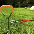 thumbnail image 3 of Pet Supplies Pet Ground Stake Kit for Dogs - Heavy Duty Metal Tie Out Stake Set for Small to Medium Dogs Outdoor Training and Tethering, 3 of 5