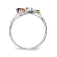 thumbnail image 3 of Sterling Silver Rhodium-plated Family Jewelry Mounting XMR4/4SSM-10 (mm x 3mm), 3 of 3