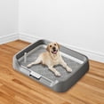 thumbnail image 1 of Runquan Indoor Dog Potty Tray Indoor Dogs Potty Train Pads for Small and Medium Dogs grey, 1 of 8