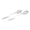 White/Silver, variant on Kimono Stainless Steel 18/10 Salad Server Set