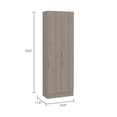 thumbnail image 4 of Tuhome Armoire de Garde-Manger à Deux Portes de 71 Pouces à Rangement Multiple, Gris Pâle, 4 of 9