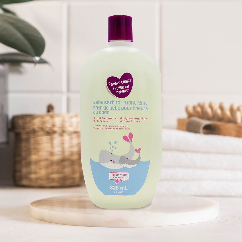 Parents Choice Bain de bebe pour l'heure du dodo, 828ml