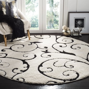 SAFAVIEH Florida Douglas Tapis Vignes Florales Shag