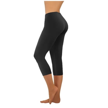 Kaemgyyd Capri Leggings for Women 2025 Summer Clothes Casual Yoga Workout Cropped Trousers Mid Waisted Stretchy Tights
