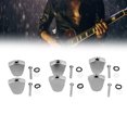 thumbnail image 1 of 6 Pcs Bouton de Touche d'Accordage de Poignée de Machine Guitare, Boutons de Tête de Machine en Métal de Remplacement pour Guitare Acoustique Électrique, 1 of 8