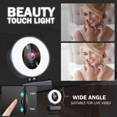 thumbnail image 2 of 1080P webcam with microphone，Camera and ring light Full HD, 2 of 5