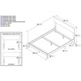 thumbnail image 5 of Atlantic Furniture Orlando Full Panel Bed in Caramel Latte, 5 of 5