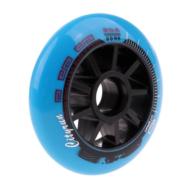 VONKY Roues de Patinage de Vitesse Extérieur Intérieur Roues de Patin en Ligne Outil 90mm Bleu