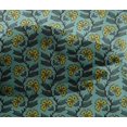 thumbnail image 4 of oneOone Viscose Chiffon Fabric Leaves & Floral Block Printed Fabric 1 Yard 42 Inch Wide, 4 of 4